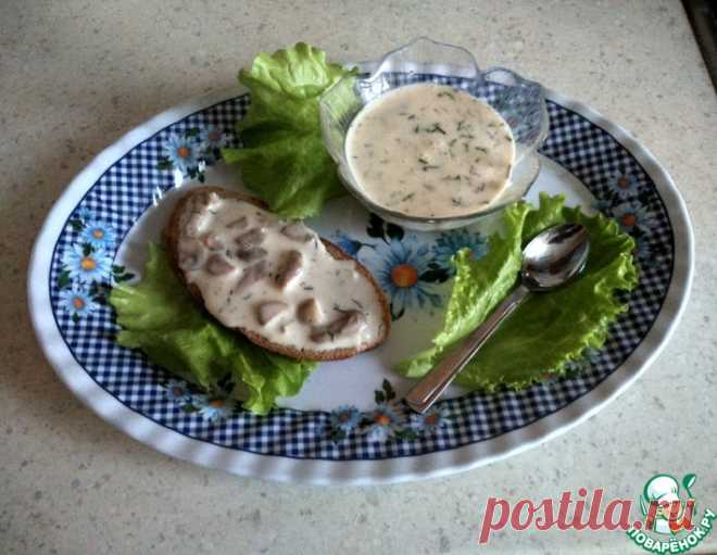 Домашний плавленый сыр с шампиньонами – кулинарный рецепт