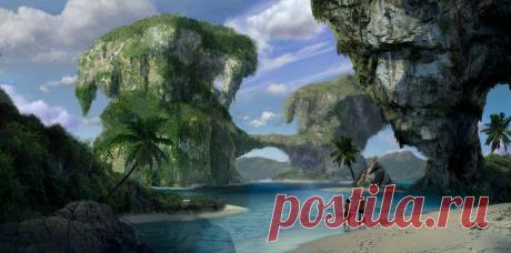 Vast islands by TylerEdlinArt on DeviantArt