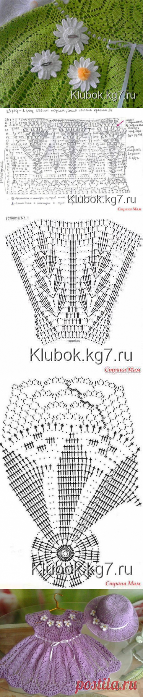 Платье для Людмилы ( автор Наталья Григорьева (Афанаскина))Мастер- класс Ирины Беличенко | Клубок