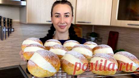 Вкуснее булочек,чем эти, я,пожалуй,еще не ела: мягкие,воздушные булочки "Маритоцци" | Цветкова Наталья | Дзен