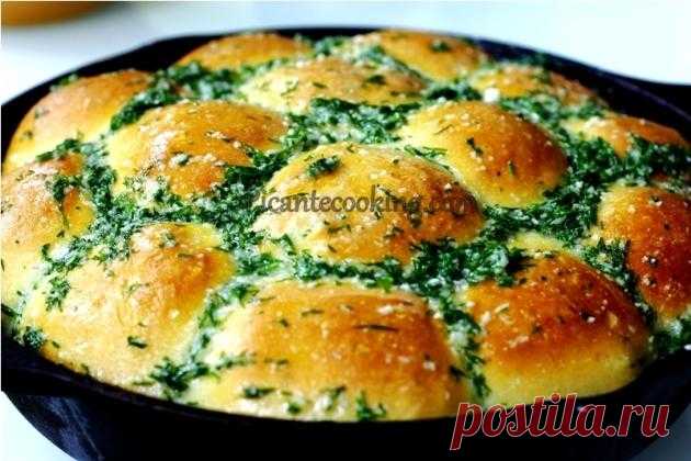 Пампушки с чесноком к украинскому борщу | Picantecooking