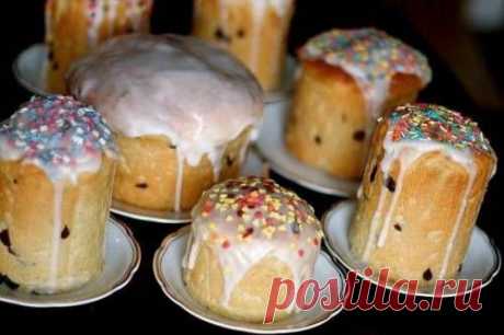 Рецепт сахарной глазури для пасхального кулича