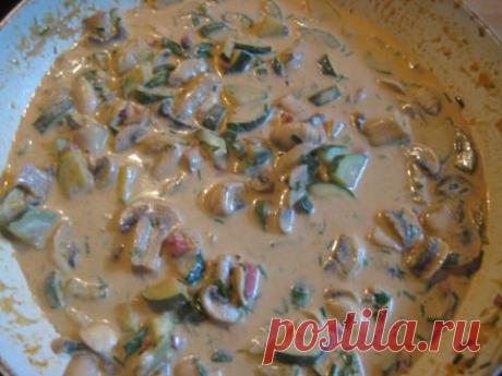 Грибной соус к лапше. | 4vkusa.ru