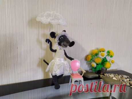 Мадам Мышкина, ч.4. Madame Mouse, р.4. Amigurumi. Вязать игрушки, амигуруми.