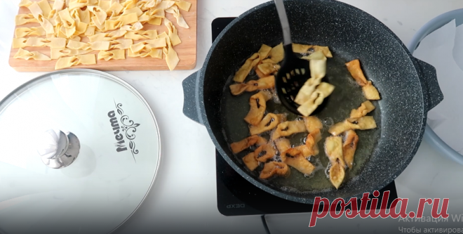 Классический хворост на водке – хрустящее лакомство из детства! | Простые рецепты. Светлана Герасимова | Дзен