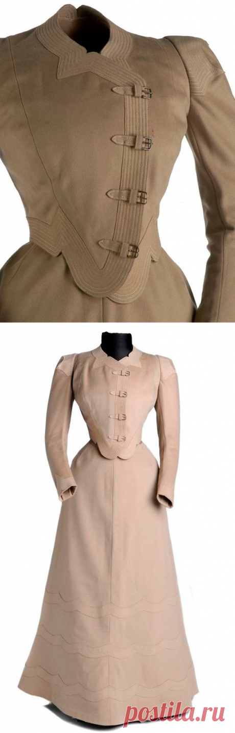 Woolen suit, Old England, Paris, ca. 1898-1900. Museo del Traje: