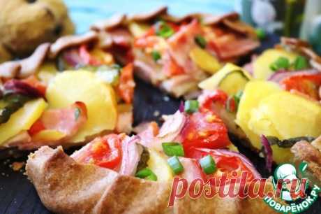 Галета с картофелем, помидорами и ветчиной – кулинарный рецепт