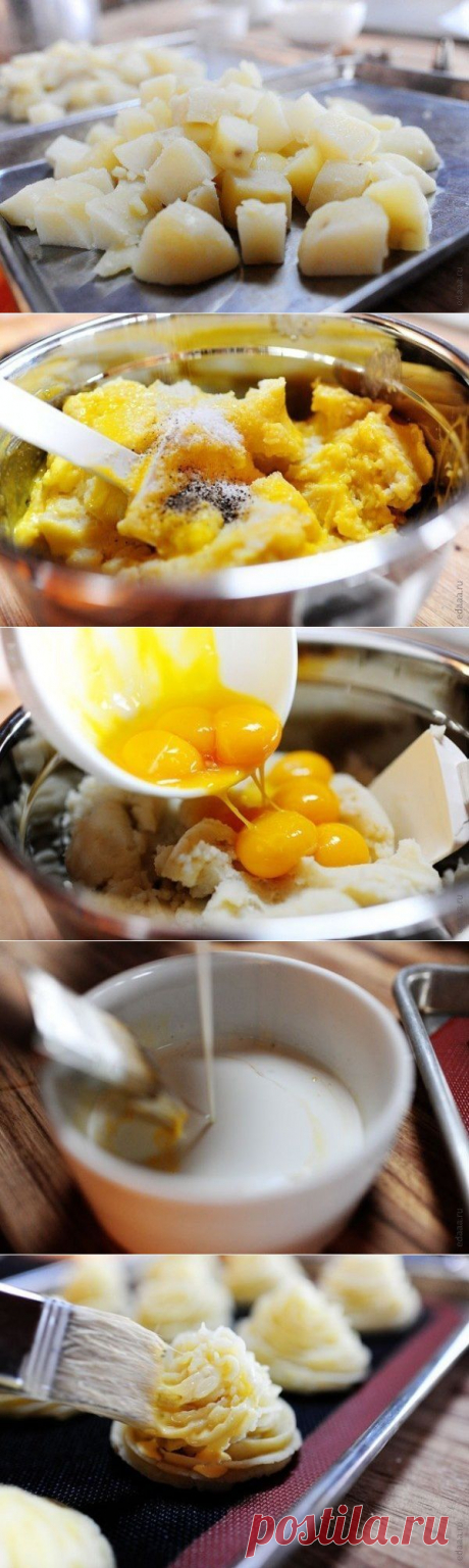 Как приготовить картофельные герцогини - рецепт, ингридиенты и фотографии
