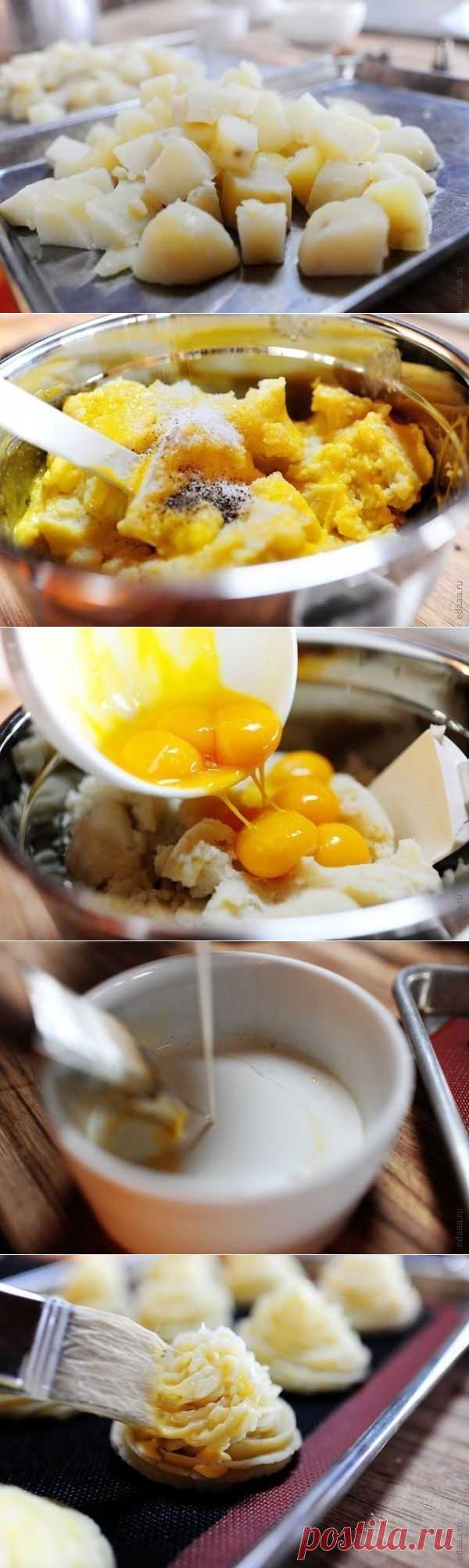 Как приготовить картофельные герцогини - рецепт, ингридиенты и фотографии