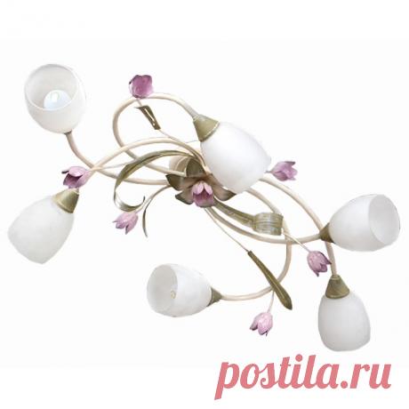 люстра V1467/6Px 22x48x85 6хЕ14 60Вт металл, стекло, белый с - купить в Максидоме| Каталог с ценами на сайте, доставка.