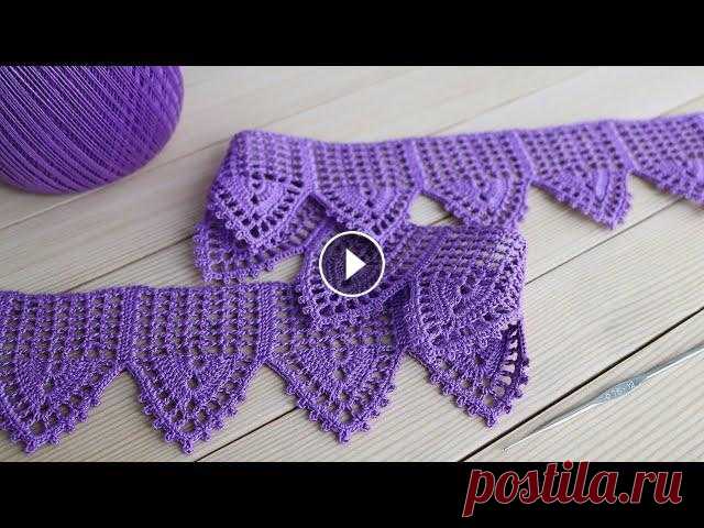 КАЙМА КРЮЧКОМ простое вязание для начинающих ЛЕНТОЧНОЕ КРУЖЕВО схема Crochet lace for Beginners Instagram: @Уроки ВЯЗАНИЯ Литке Татьяны @Уроки ВЯЗАНИЯ для начинающих ЛЕНТОЧНОЕ КРУЖЕВО мастер-классы: КВАДРАТНЫЕ МОТИВЫ крючком МАСТЕР-КЛАССЫ: БЛУЗКА...