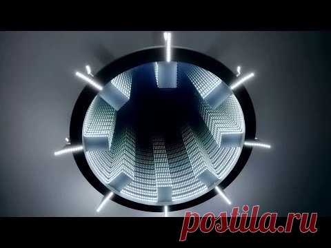 3D LED Люстра своими руками Modern Infinity mirror chandelier DIY