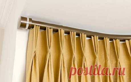 Красивые способы подвешивания штор на карниз — Чудеса в решете