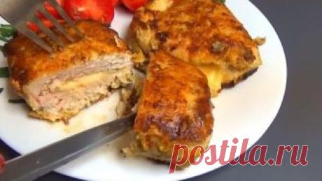 Куриные кармашки с сыром.Вкусно,пальчики-оближешь!
