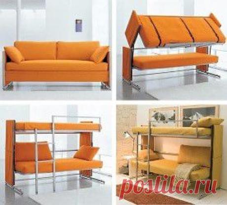 Диван кровать - правильный выбор для небольшого помещения