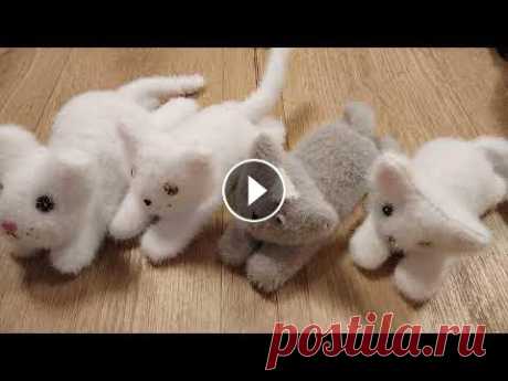 Шьём котенка из носка  Идея подарка на новый год Самый лёгкий пошив котенка из носка.Отличная идея для новогоднего подарка...
