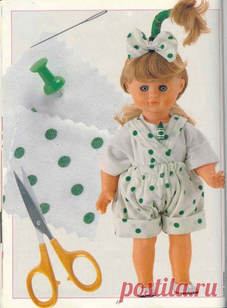 Одежда для кукол - шьем пупсам