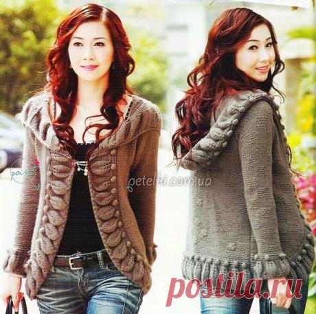 Простая подборка красивых вязанных моделей спицами. Идеи для опытных мастериц. Модель с Азиатским колоском с МК. | Ирина СНежная & Вязание | Яндекс Дзен