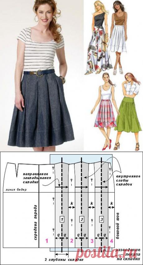 Как сшить юбку в складку? - Женский журнал LadySpecial.ru : специально для женщин