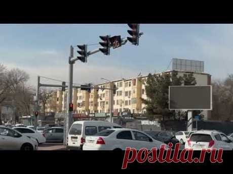 Tashkent. Популярный перекресток Чилонзара, магазин Шухрат