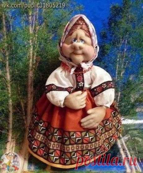 Κуклa из кaпpoнoвых чулoк и нoскoв