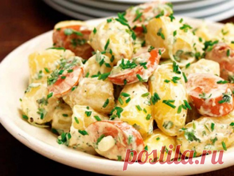 Салаты с молодым картофелем в разных кухнях мира | Четыре вкуса