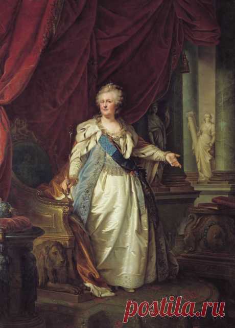 Екатерина — литератор и издатель.Портрет работы Лампи Старшего, 1793. Екатерина принадлежала к немногочисленному числу монархов, которые столь интенсивно и непосредственно общались со своими подданными путём составления манифестов, инструкций, законов, полемических статей и косвенно в виде сатирических сочинений, исторических драм и педагогических опусов... |  Catherine_II_by_J.B.Lampi_(1793,_Hermitage).jpg (Изображение JPEG, 1149 × 1600 пикселов) - Масштабированное (30%)