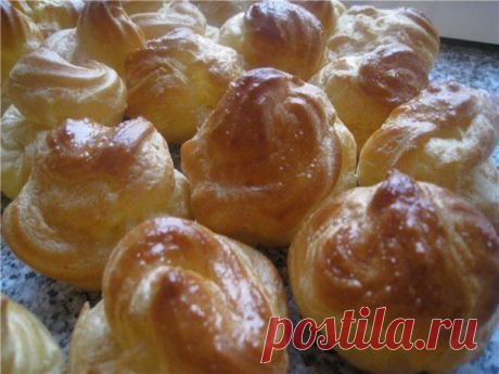 Профитроли (заварные пирожные)
