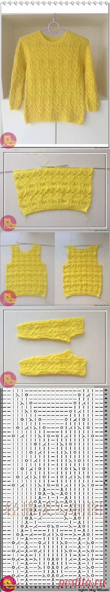 Чудесный пуловер из мохера — Сделай сам, идеи для творчества - DIY Ideas