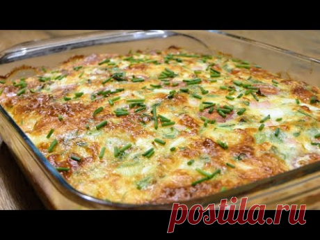 Немедленный ужин! Когда нет времени и хочется чего-нибудь вкусненького! Простой рецепт ужина!