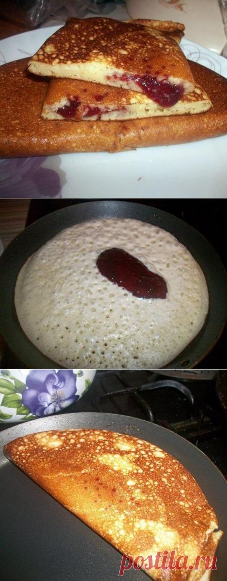 Блинчики.. нет пирожки...нет все таки блинчики... вообщем, блинно-пирожки, да еще и с творогом!