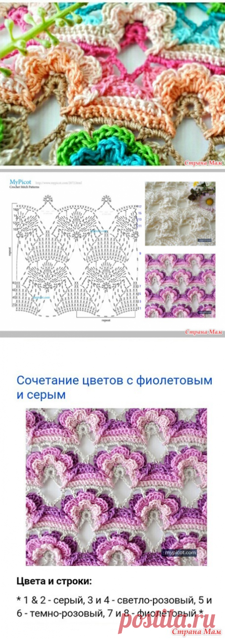 . Шикарнейший узор - Все в ажуре... (вязание крючком) - Страна Мам