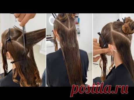 Long Layers Haircut For Curly Hair | Tips & Techniques for cutting curly hair