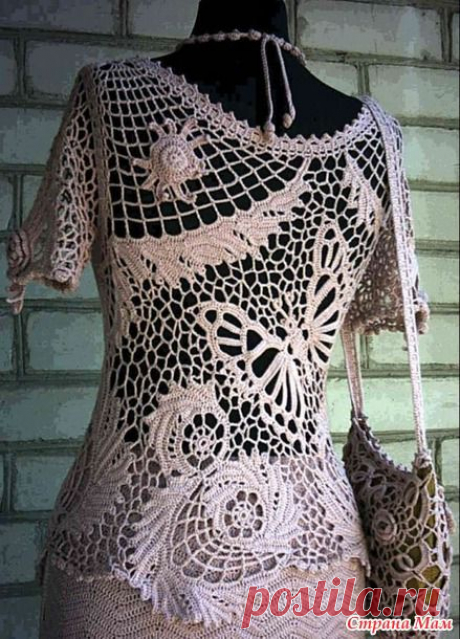 КОСТЮМ ЦВЕТА ЧАЙНОЙ РОЗЫ ОТ An3eLotte