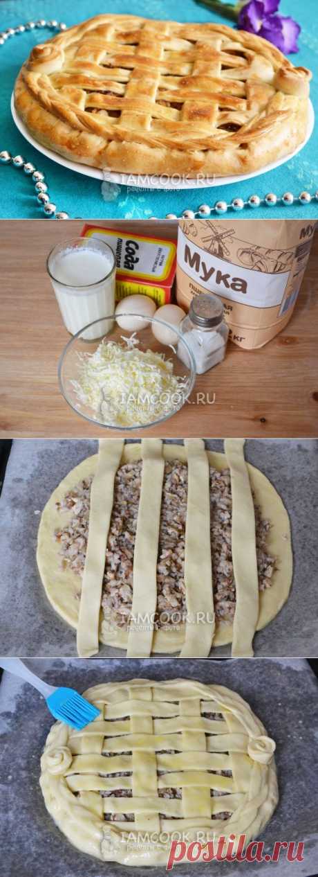 Курник на кефире,