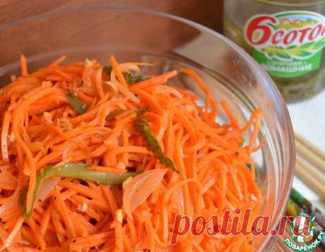 Морковь по-корейски с маринованными огурцами – кулинарный рецепт
