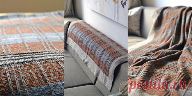 Модульный плед Kex Blanket Вязаный спицами модульный плед в клетку, с описанием. Вязаный плед уже на протяжении многих столетий остается уютной классикой для дома. А клетчатая модель от дизайнера Стефена Уэста станет стильным атрибутом Вашего интерьера.