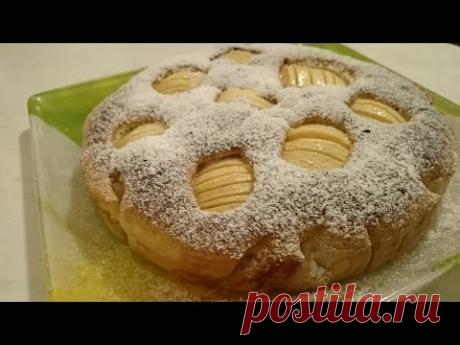 Шарлотка с яблоками рецепт Секрета приготовления вкусного блюда на десерт - YouTube