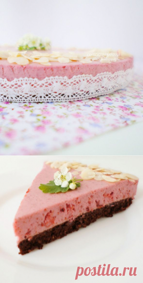 СО ВКУСОМ ВАНИЛИ / WITH TASTE OF VANILLA: ШОКОЛАДНО-ВИШНЕВЫЙ БАВАРУА / CHOCOLATE &amp; CHERRY BAVARUA