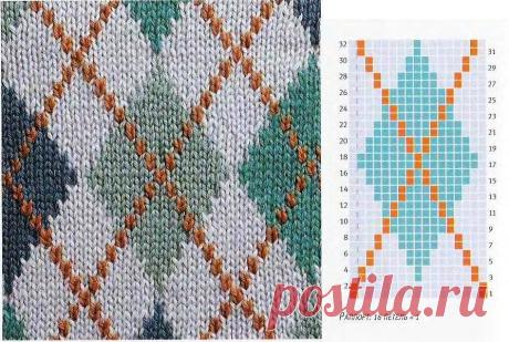 Узоры для жаккардового вязания: схема и описание Миллион советов на все случаи жизни!
