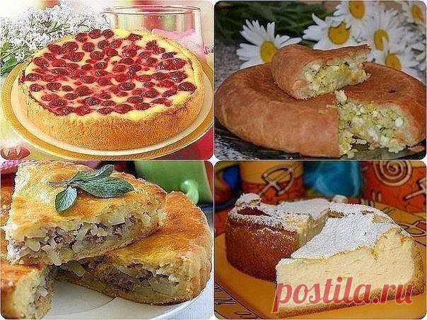 4 Простых рецепта семейных пирогов.