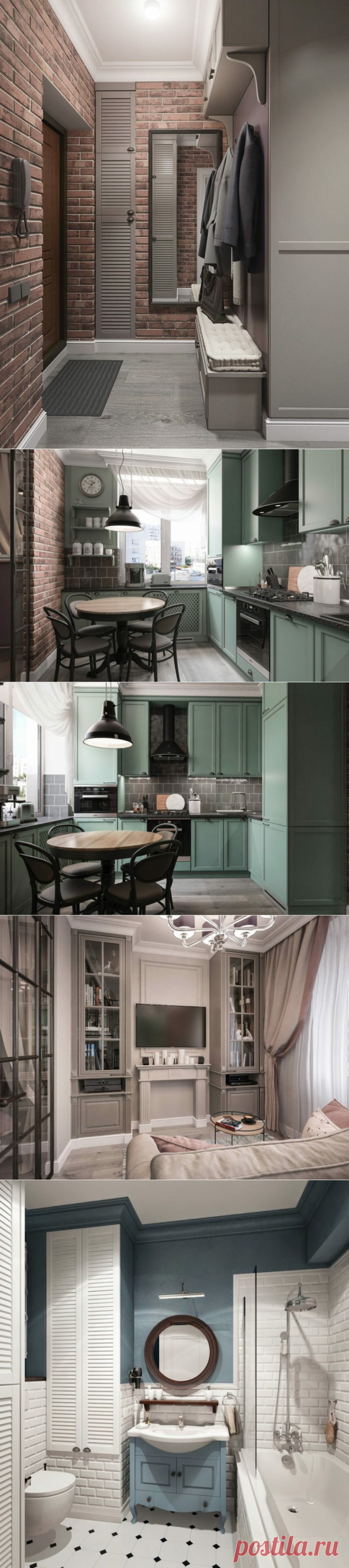 Гармония классики с лофтом. Очень элегантная квартира с отличной функциональностью