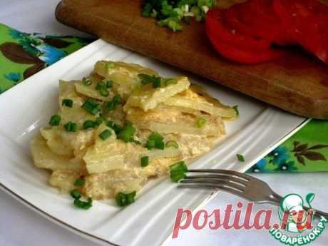Картофельно-луковая запеканка - кулинарный рецепт