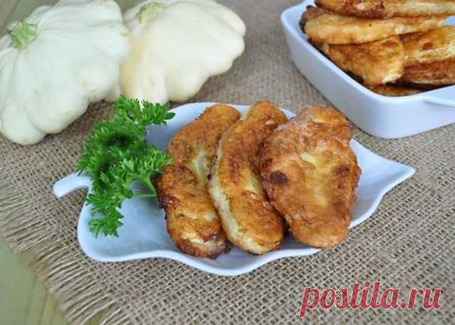 Жареные патиссоны в чесночном кляре рецепт с фото - 1000.menu