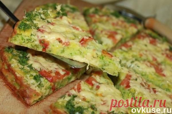 Низкокалорийная пицца из кабачков - Простые рецепты Овкусе.ру
