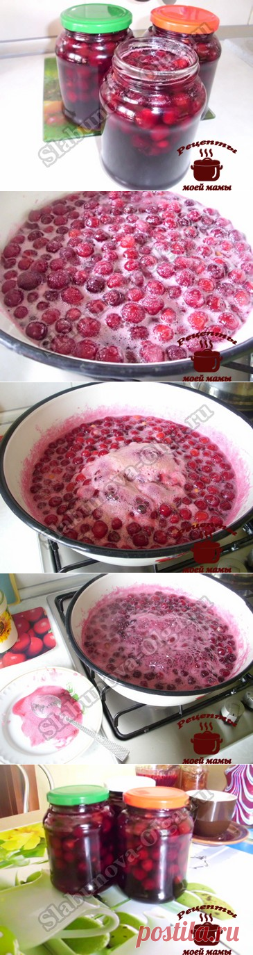Вишневое варенье. Рецепт. Фото