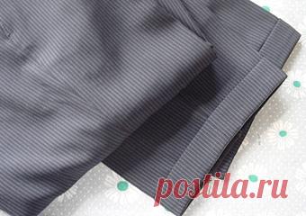 Пять самых популярных способов подгиба низа брюк