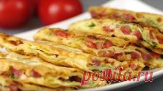 Вкусная закуска из лаваша на быструю руку