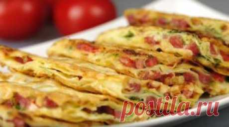 Вкусная закуска из лаваша на быструю руку