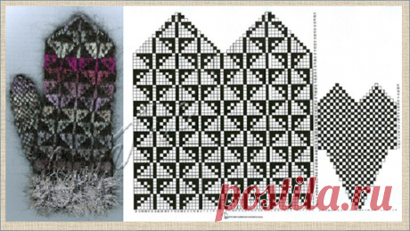 Занимательная геометрия в моделях жаккардового вязания - 20 впечатляющих примеров со схемами | МНЕ ИНТЕРЕСНО | Яндекс Дзен